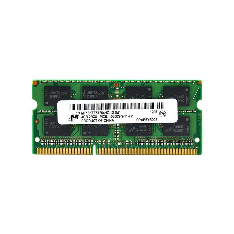 رم لپ تاپ میکرون مدل DDR3 12800s MHz PC3L ظرفیت 4 گیگابایت