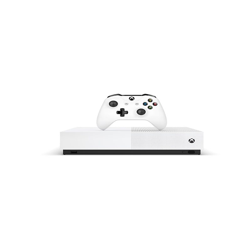 کنسول بازی مایکروسافت مدل Xbox One S ظرفیت 1 ترابایت بدون درایو (دیجیتال) فول گیم