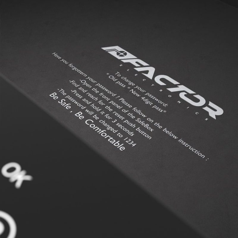 کشوی امن الکترونیکی فکتور مدل Factor Safebox SBX1 کشوی امن الکترونیکی فکتور مدل Factor Safebox SBX1