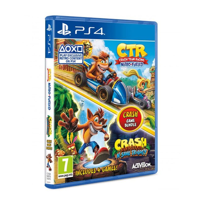 بازی Crash Team Racing Nitro-Fueled و Crash Bandicoot N.Sane Trilogy نسخه PS4 بازی Crash Team Racing Nitro-Fueled و Crash Bandicoot N.Sane Trilogy نسخه PS4