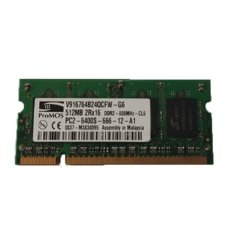 رم لپ تاپ پروموس مدل PC2-6400 800Mhz DDR2 ظرفیت 512 مگابایت رم لپ تاپ پروموس مدل PC2-6400 800Mhz DDR2 ظرفیت 512 مگابایت
