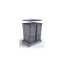 Meloni model 9028 soft floor rail trash can