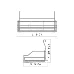آبچکان-آویز-سینی-استیل-کاملیا