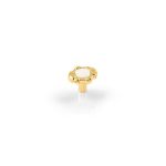 دستگیره کابینت تک پیچ اچ تی ان پرایم مدل H8200CS رنگ طلایی