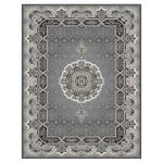 فرش ماشینی مه ترنج طرح هالیدی زمینه فیلی