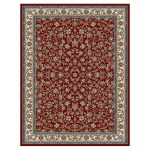 فرش ماشینی مه ترنج طرح افشان250 زمینه لاکی 1000 شانه