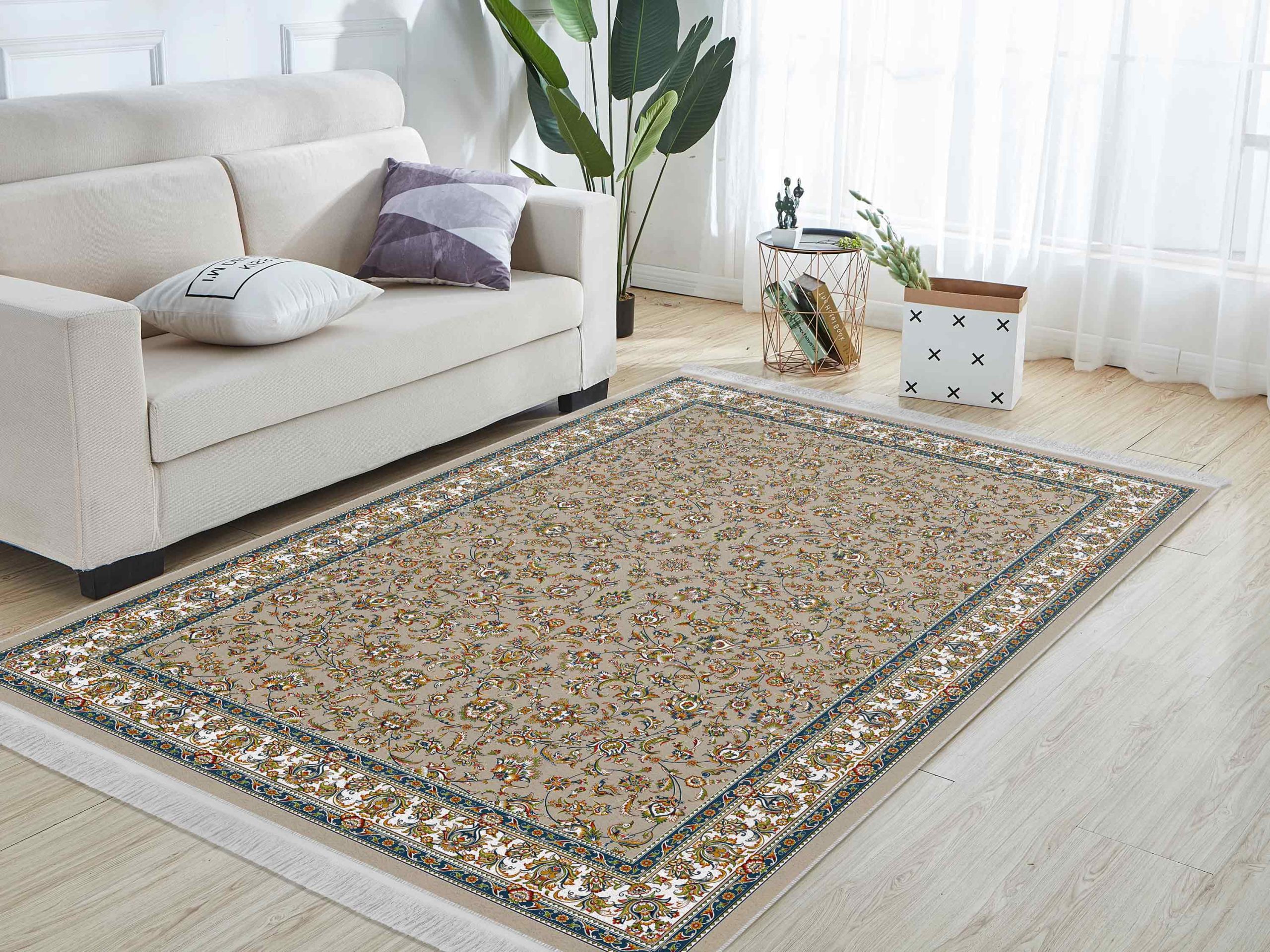 فرش ماشینی مه ترنج طرح افشان250 زمینه فیلی 1000 شانه فرش ماشینی مه ترنج طرح افشان250 زمینه فیلی 1000 شانه