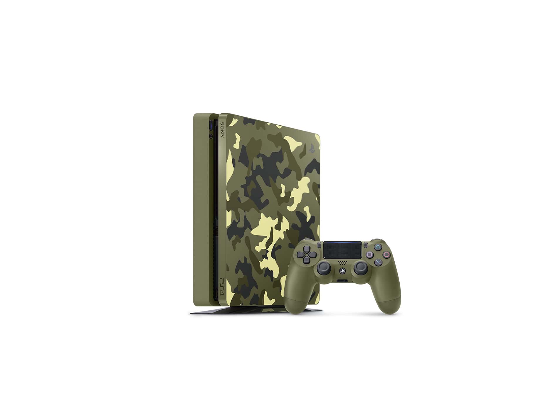 کنسول بازی سونی مدل PlayStation 4 Slim Limited Edition Console Call of Duty WWII Bundle ظرفیت 1 ترابایت – استوک