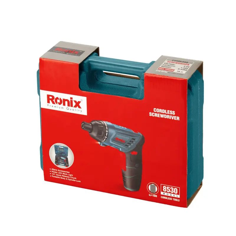 پیچ گوشتی شارژی رونیکس مدل 8530 پیچ گوشتی شارژی رونیکس مدل 8530