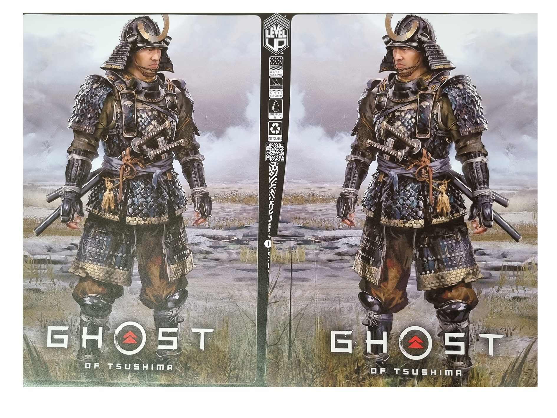 تصویر اسکین مخصوص Playstation 5 طرح Ghost of Tsushima 