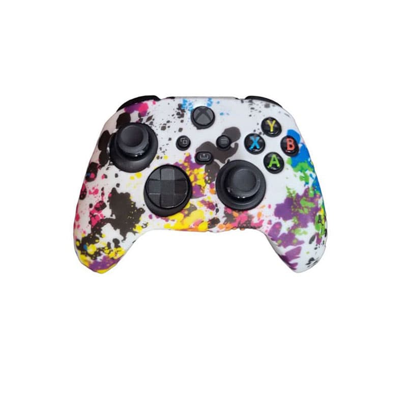 کاور دسته بازی سیلیکونی ایکس باکس مایکروسافت مدل Series S طرح رنگ در رنگ