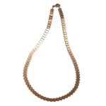 گردنبند سنگ طبیعی حدید مدل قلبی کد 105