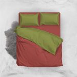 سرویس روتختی آ اس پ مینیمال زمینه آجری دو نفره 5 تکه