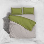 سرویس روتختی آ اس پ مینیمال زمینه کاهی دو نفره 5 تکه