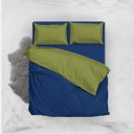 سرویس روتختی آ اس پ مینیمال زمینه سرمه‌ای دو نفره 5 تکه