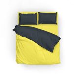 سرویس روتختی آ اس پ مینیمال زمینه زرد دو نفره 5 تکه