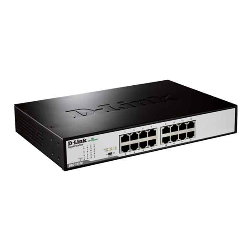 سوییچ 16 پورت گیگابیتی، غیر مدیریتی و دسکتاپ دی-لینک مدل DGS-1016D