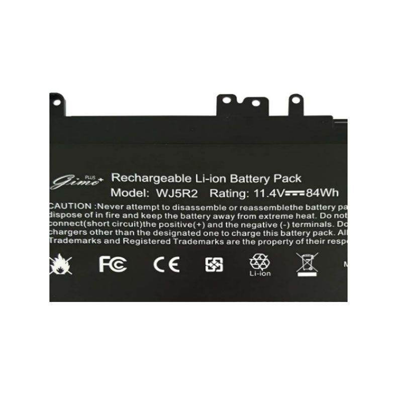 باتری لپ تاپ دل Latitude E5570_WJ5R2 Gimo Plus مشکی داخلی-84 وات ساعت