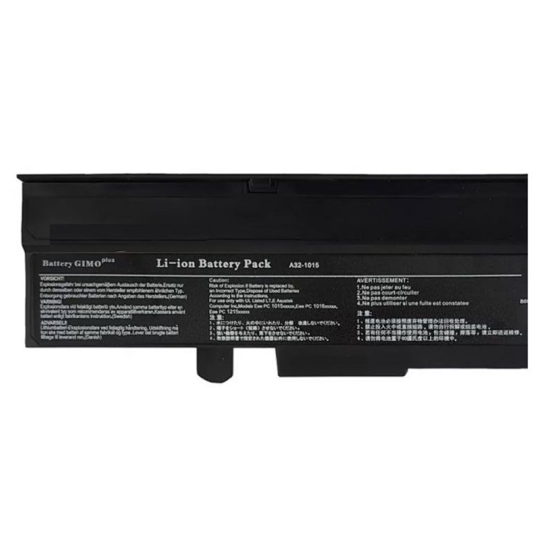باتری لپ تاپ ایسوس Eee PC 1015-6Cell Gimo Plus مشکی