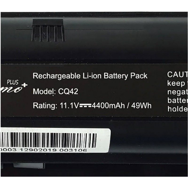 باتری لپ تاپ اچ پی Pavilion DM4-G62-G6_Compaq CQ42-6Cell Gimo Plus مشکی-4400 میلی آمپر ساعت