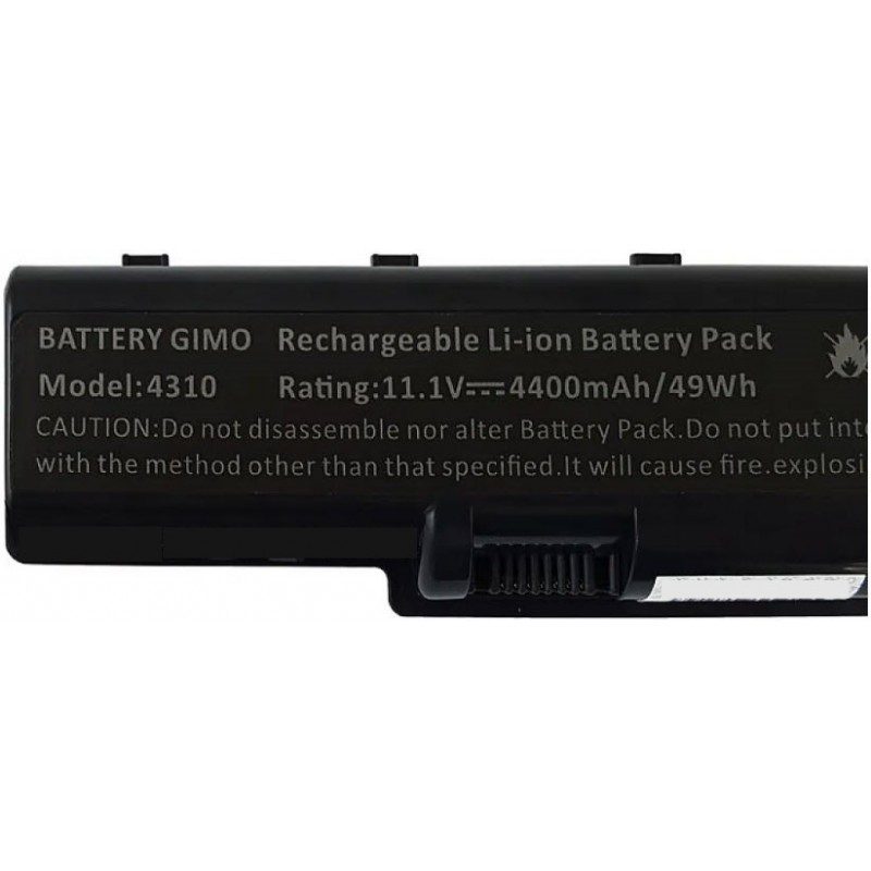 باتری لپ تاپ ایسر Aspire 5738-4710-4310-6Cell مشکی-49 وات ساعت