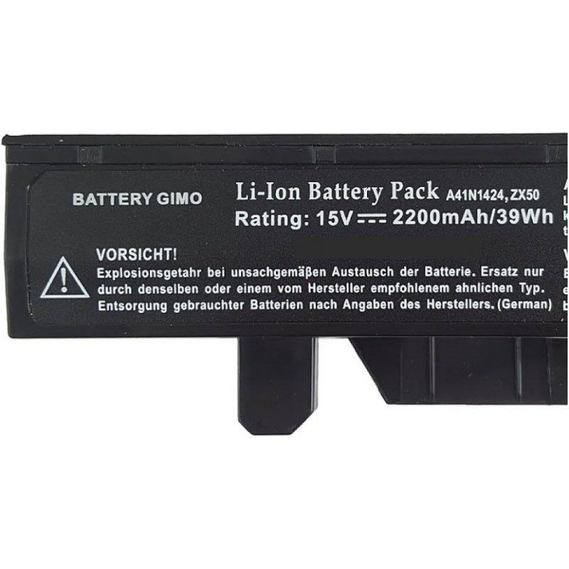 باتری لپ تاپ ایسوس GL552_A41N1424 مشکی 2200 میلی آمپر ساعت