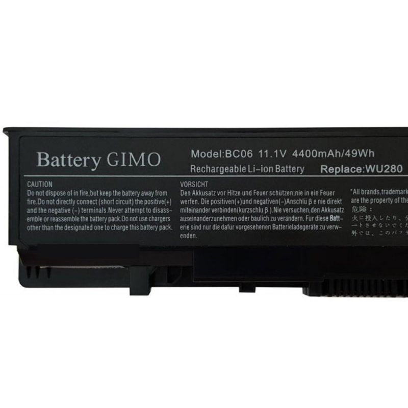 باتری لپ تاپ دل Inspiron 1500-1520-6Cell