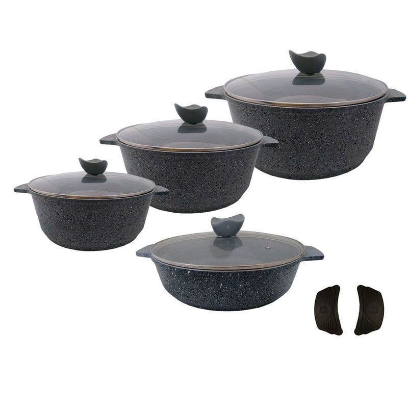سرویس قابلمه 10 پارچه گرانیت پیلو مدل هپی Pilau