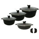 سرویس قابلمه 10 پارچه تیتانیوم پیلو مدل هپی Pilau