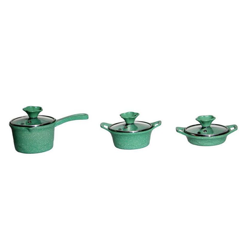 سرویس قابلمه 6 پارچه سیسمونی گرانیت پیلو مدل زندگی Pilau