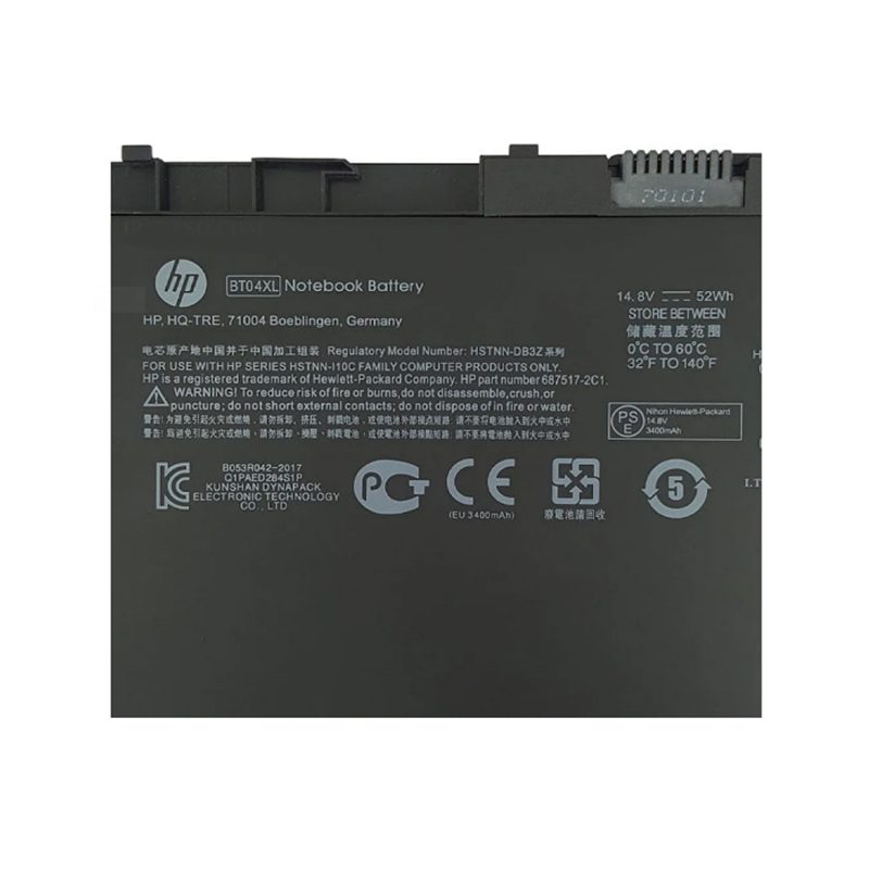 باتری لپ تاپ اچ پی EliteBook Folio 9470_I10C_BT04XL مشکی-اورجینال