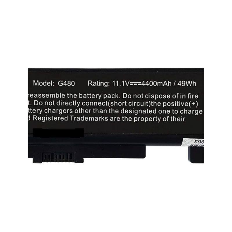 باتری لپ تاپ لنوو IdeaPad G580-G500-6Cell Gimo Plus مشکی-49 وات ساعت