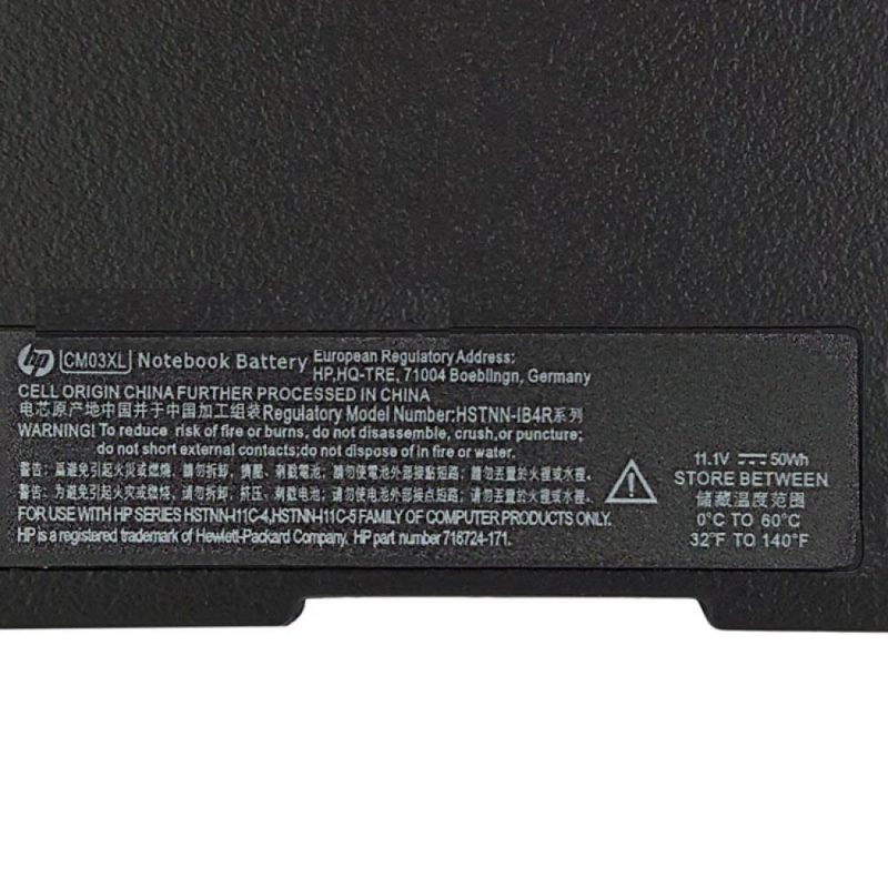 باتری لپ تاپ اچ پی EliteBook 840-G1_CM03XL مشکی-اورجینال