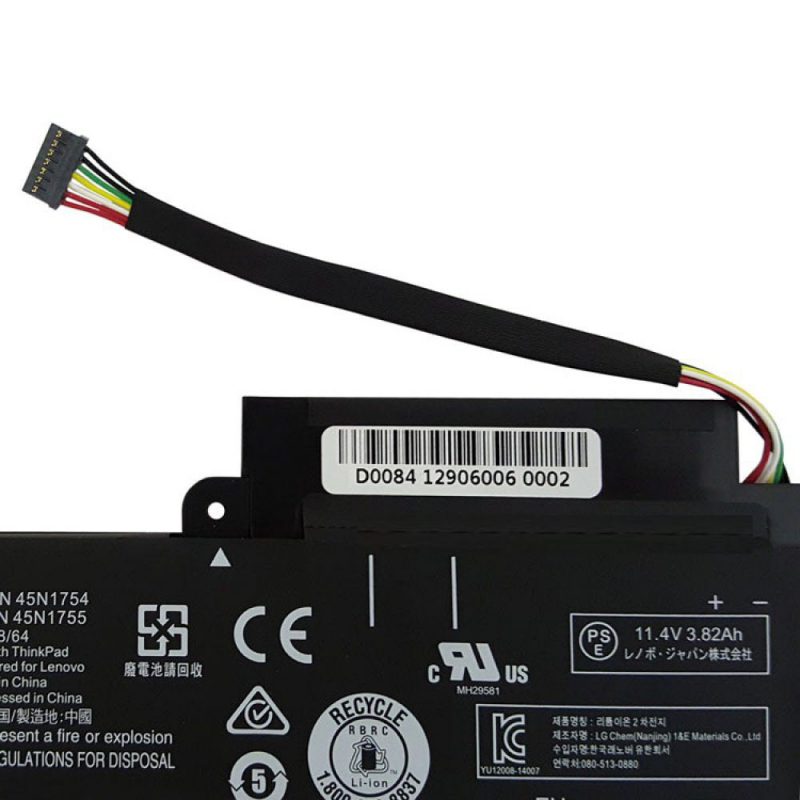 باتری لپ تاپ لنوو ThinkPad E450-E455-E460 مشکی-داخلی-اورجینال