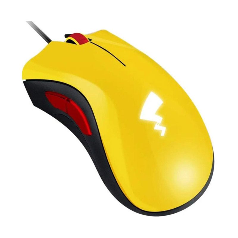 ماوس ریزر مدل Razer Deathadder به همراه ماوس پد Pikachu