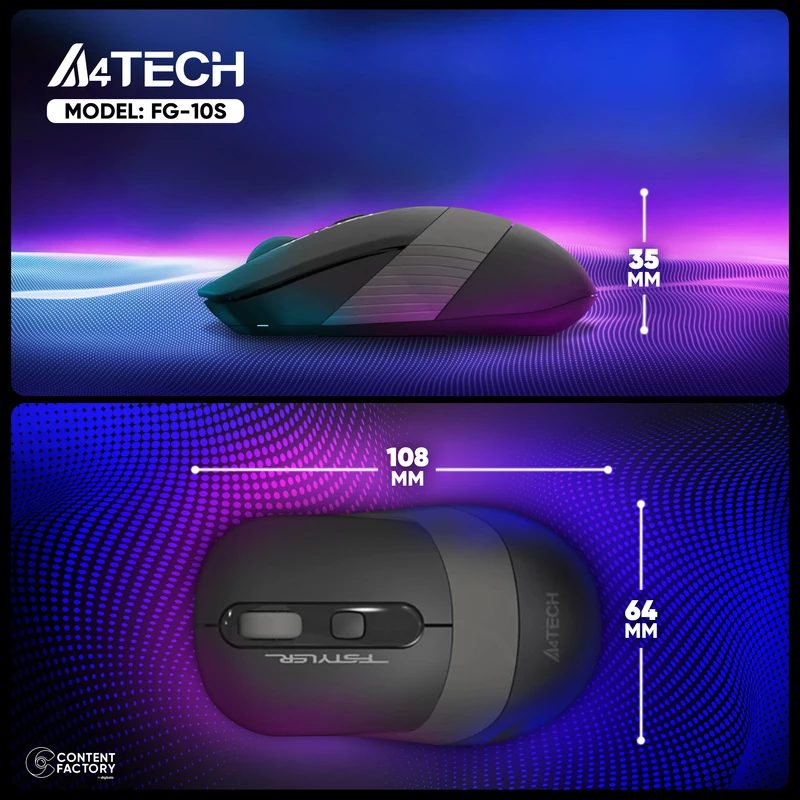 ماوس بی سیم ای فورتک مدل A4Tech FG-10S