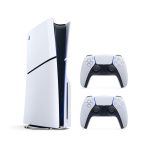 کنسول بازی پلی استیشن 5 سونی مدل Sony PlayStation 5 Slim Standard دو دسته ریجن اروپا همراه با بازی
