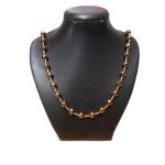 گردنبند سنگ طبیعی حدید مدل اطلس