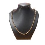 گردنبند سنگ طبیعی حدید مدل دیبا