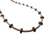 گردنبند سنگ طبیعی حدید مدل سما