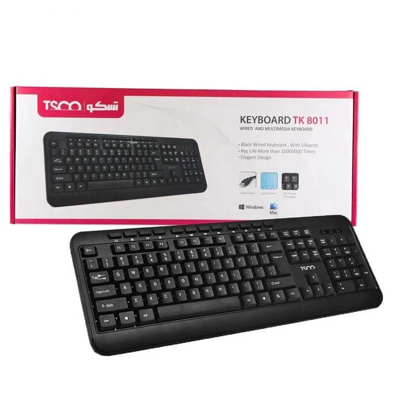 کیبورد تسکو مدل Tsco TKM 8011