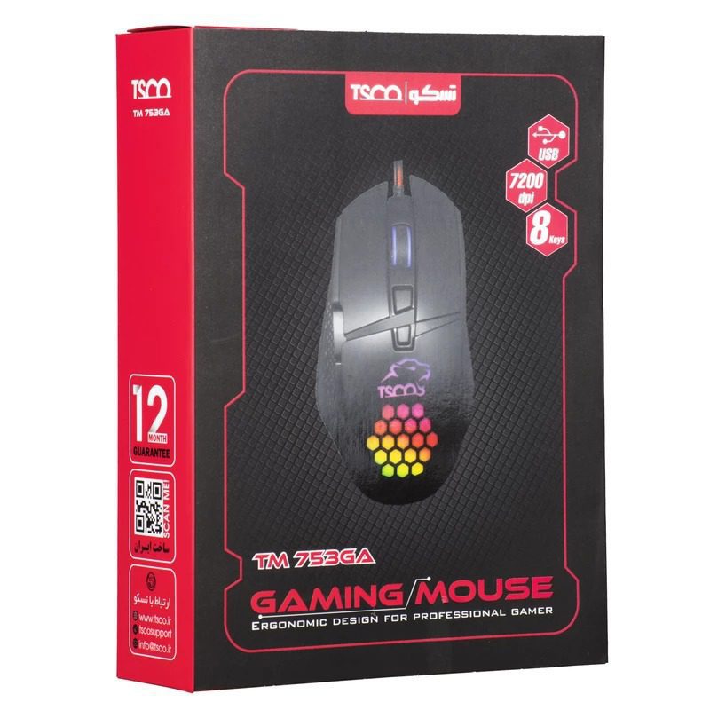 ماوس مخصوص بازی تسکو مدل Tsco TM 753 GA