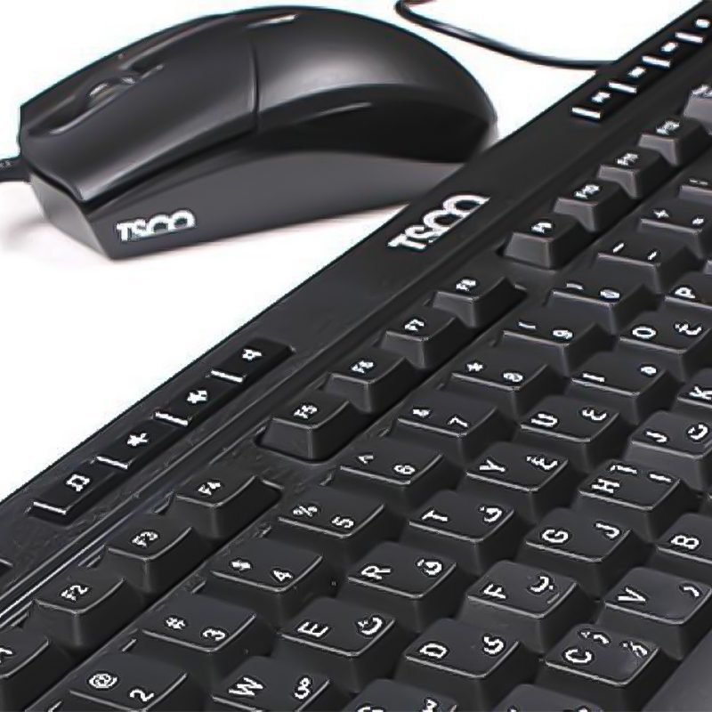 کیبورد و موس سیم دار Tsco ts-8052 کیبورد و موس سیم دار Tsco ts-8052