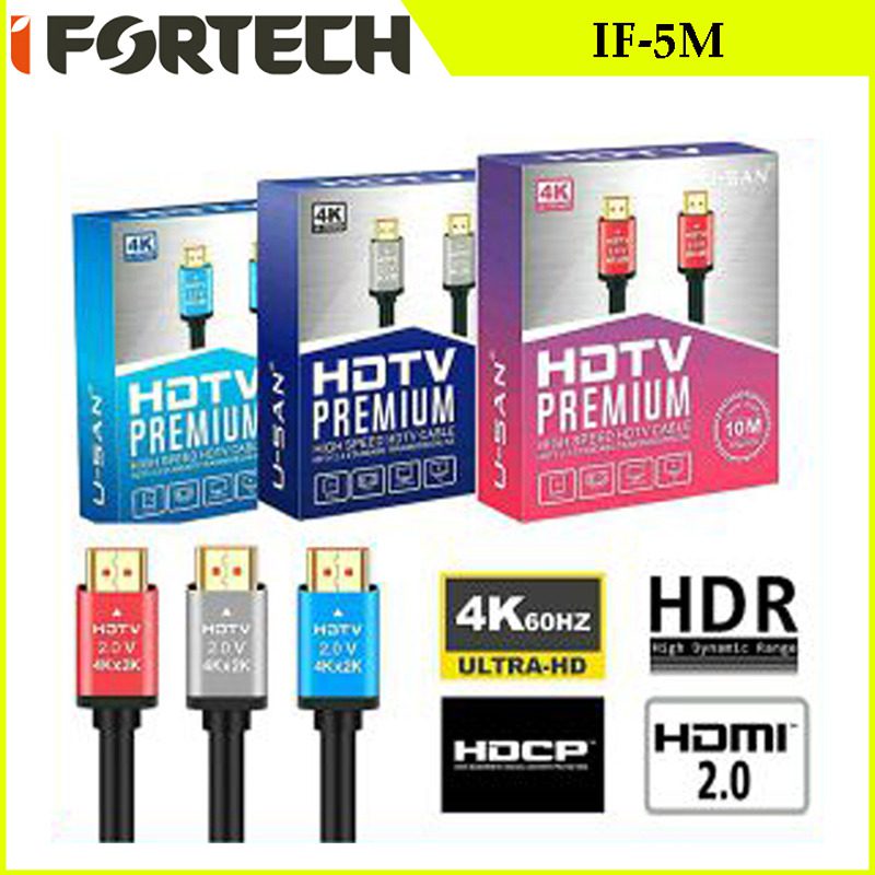 کابل آیفورتک HDTV 4K 2.1V IF-5M