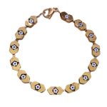 دستبند سنگ طبیعی حدید مدل چیترا