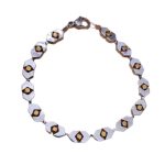 دستبند سنگ طبیعی حدید مدل دانژه