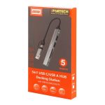 هاب و رم ریدر 5 پورت آیفورتک مدل Ifortech IF-77A