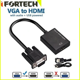 تبدیل کابلی VGA به HDMI آیفورتک مدل Ifortech IF.BOX تبدیل کابلی VGA به HDMI آیفورتک مدل Ifortech IF.BOX