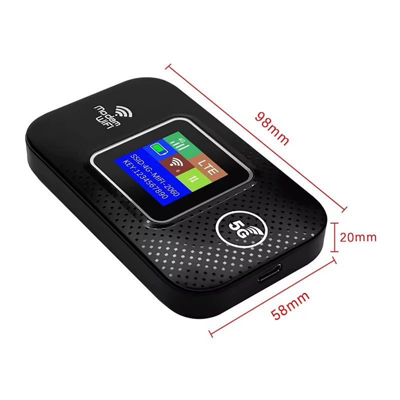 مودم 4G LTE قابل حمل مدل M9S-E LCD