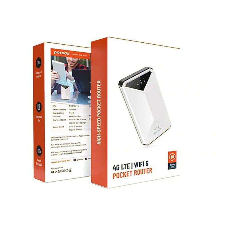 مودم TD-LTE پرودو مدل WiFi 6 PD-PT4GRWD